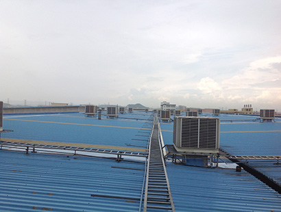 玻璃廠環(huán)保空調信義玻璃案例